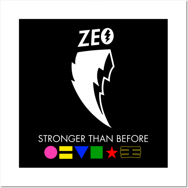 Power Rangers ZEO: Stronger than before Wall Art by projectwilson